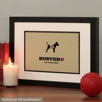 Personalised Print For One Or Two English Bull Terriers, 10 of 10