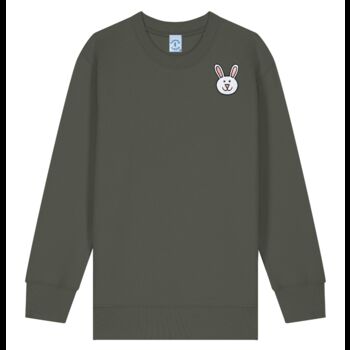 Childrens Organic Cotton Bunny Sweatshirt, 10 of 12