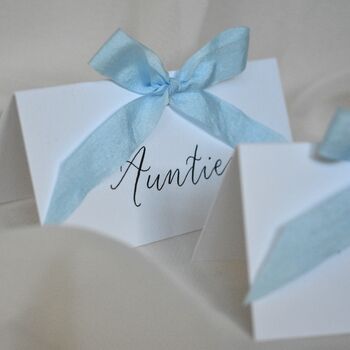 Pink And Blue Baby Shower Place Cards X 10, 6 of 8