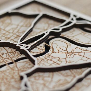 Personalised Wooden Location Map, 5 of 8