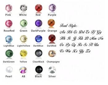 Personalised Marble Custom Diamante Hair Clip, 6 of 6