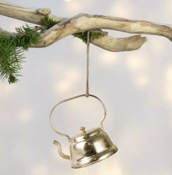 Six Silver Metal Decorations, 7 of 7
