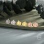 Sterling Silver Pumpkin Squash Stud Earrings, thumbnail 4 of 12