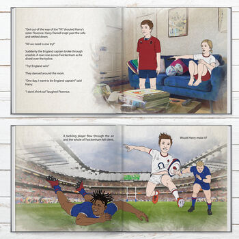 England Rugby's Official Personalised Children's Book, 2 of 10