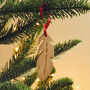 Personalised Wooden Feather Memorial Decoration, thumbnail 2 of 4
