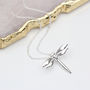 Personalised Sterling Silver Dragonfly Necklace, thumbnail 2 of 4