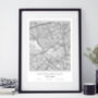 Our Favourite UK Location Personalised Map Print, thumbnail 1 of 9