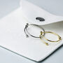 Sterling Silver Spiral Bead Adjustable Ring, thumbnail 7 of 7