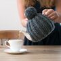 Six Cup Retro Hand Knit Tea Cosy, thumbnail 1 of 7