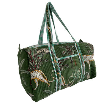 Jungle Print Weekend Duffle Bag, 5 of 12