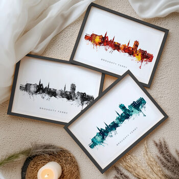 Broughty Ferry Skyline Cityscape Art Print, 9 of 12