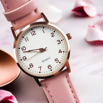 Personalised Holy Communion/Christening Pink Watch, 5 of 6