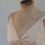 Navy Sapphire Deco Jewel Locket Necklace, thumbnail 6 of 9