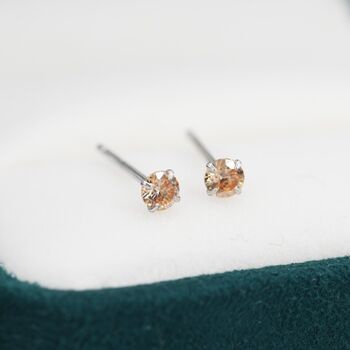 Sterling Silver November Birthstone Earrings, 5 of 12