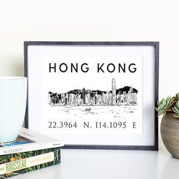 The Hong Kong Skyline Illustrated Print, 3 of 7