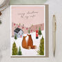 Foxes Wife Christmas Card Bundle Or Single Card, thumbnail 1 of 2