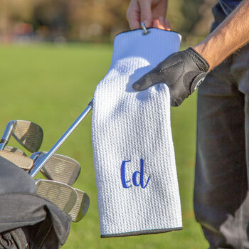 Personalised Microfiber Golf Towel, 11 of 12