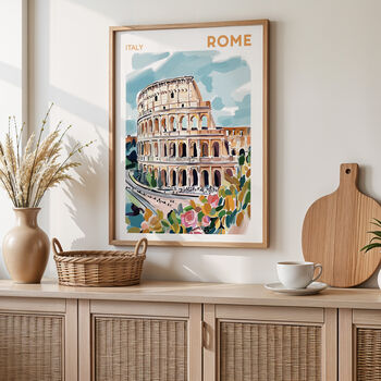 Rome, Italy Travel Poster, 3 of 9