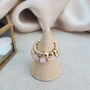 Gold Filled Rose Quartz Stacking Stretch Bead Ring, thumbnail 5 of 9