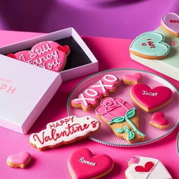 Vegan I Still Fancy You Heart Letterbox Iced Cookie, 2 of 10