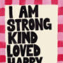Affirmation Typography Print Multiple Colours Available, thumbnail 4 of 8