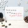 Fa La La Large Glass Of Prosecco Christmas Card, thumbnail 2 of 2