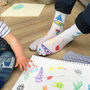 Personalised Socks With Your Child's Drawing, thumbnail 1 of 3