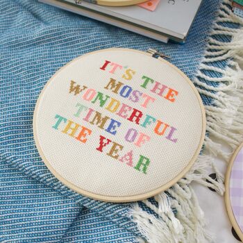 It's The Most Wonderful Time Cross Stitch Kit, 5 of 5