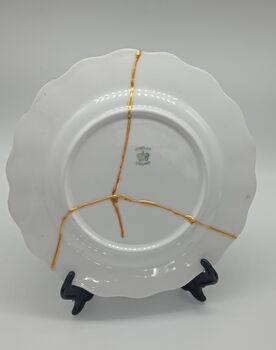 Vintage Bone China Kintsugi Plate, 4 of 4
