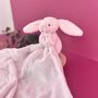 Personalised Pink Or Blue Bunny Soother, thumbnail 7 of 8