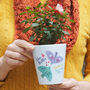 Personalised Love Birds Flower Pot Gift For Engagements, Weddings And Anniversaries, thumbnail 2 of 3