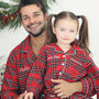 Personalised Dad And Child Luxury Tartan Pyjama, thumbnail 3 of 6