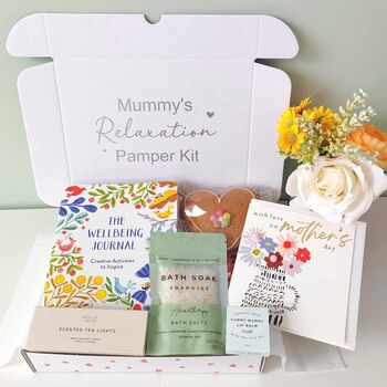 Personalised Mummy's Relaxation Pamper Kit For Mother's Day Or Birthday, 2 of 12