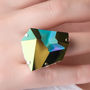 Crystal Statement Ring, thumbnail 3 of 5