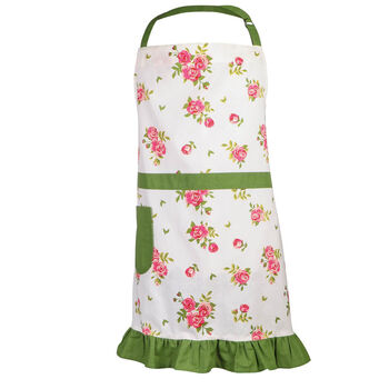 Helmsley Blush Personalised Floral Baking Apron, 2 of 9