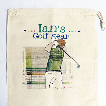 Personalised Golf Sack, 2 of 12