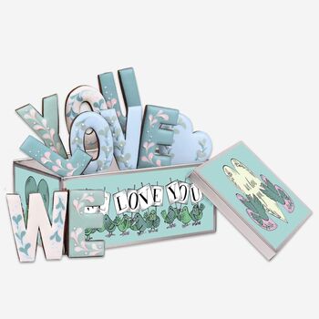 Hand Iced We Love You Biscuit Tin, 3 of 3