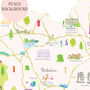 Map Of South Yorkshire Art Print, thumbnail 3 of 8