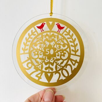 Golden Wedding Anniversary Keepsake, 2 of 9