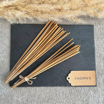 Tropical Coconut Incense Sticks Hand Rolled, 2 of 6