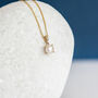 Genuine Ivory Freshwater Pearl Necklace In 9ct Gold, thumbnail 6 of 12