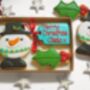 Personalised Christmas Snowman Cookie Letterbox Gift, thumbnail 2 of 3