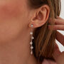 Drop Crystal Sterling Silver Earring, thumbnail 1 of 4