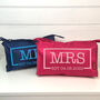 Personalised Mr And Mrs Established Toiletry Bags, thumbnail 1 of 6
