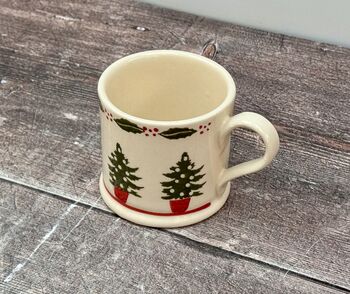 Small Christmas Tree Mug, 150ml, 2 of 2