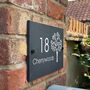 Personalised Tree Slate House Number Sign, thumbnail 2 of 3