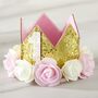 Gold Glitter 1st Birthday Decoration Kit, thumbnail 2 of 4