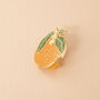 Clementine Enamel Pin Badge, thumbnail 4 of 7