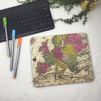 Personalised Old Maps Mouse Mat, 7 of 7