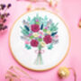 Winter Bouquet Embroidery Kit, thumbnail 4 of 5